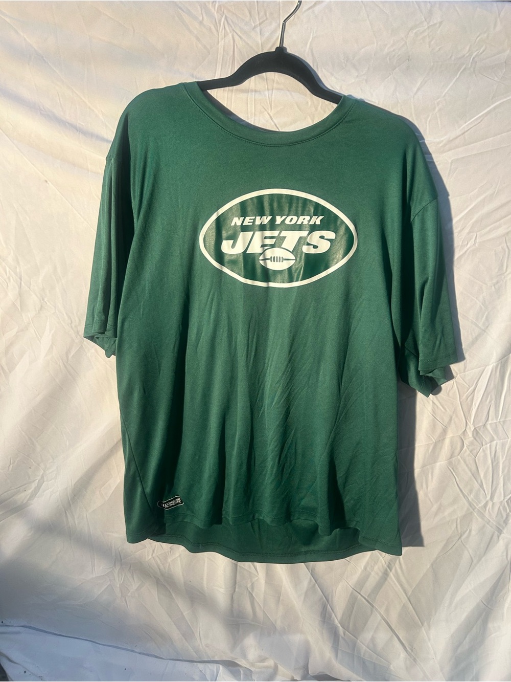 New Era Green New York Jets Logo Tee